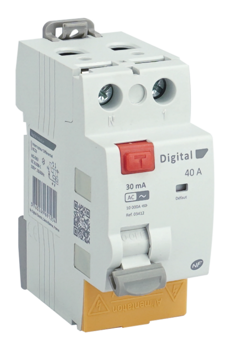 Interrupteur différentiel bipolaire type AC