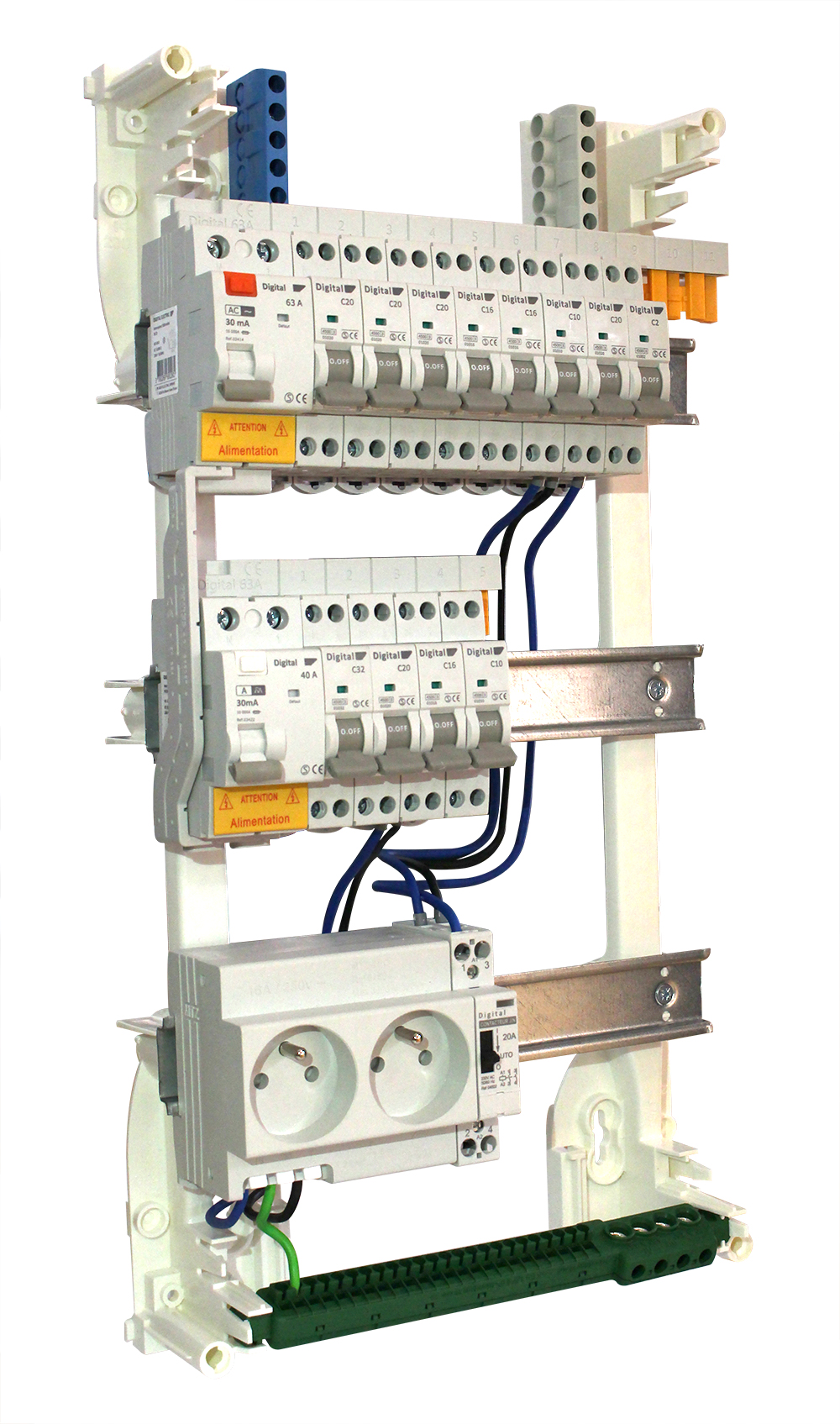 Coffret TAMC Type T1 avec chauffage ouvert