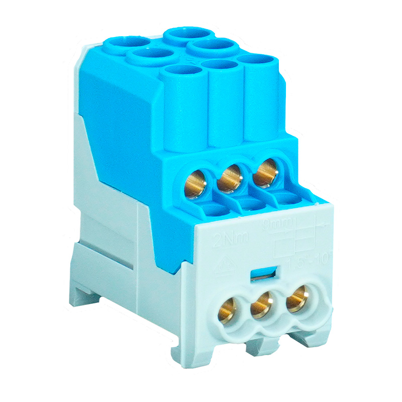 Bloc de Répartition Bleu 200A (1x70v+ 1x35v+6x16v)