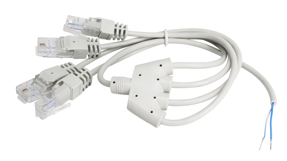 Cordon RJ45 1 paire/ 4 sorties